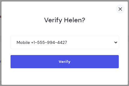 Verify Screen